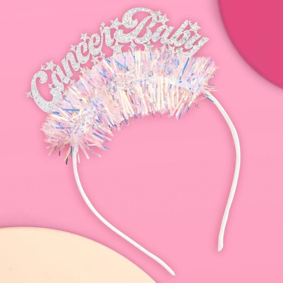 Cancer Baby Headband for Adults and Kids Zodiac Horoscope Party Accessory - Picture 2 of 7